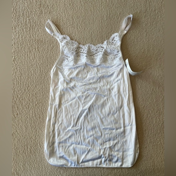 NWT Vintage White Lace Camisole Tank SP Made in Canada - Picture 3 of 10